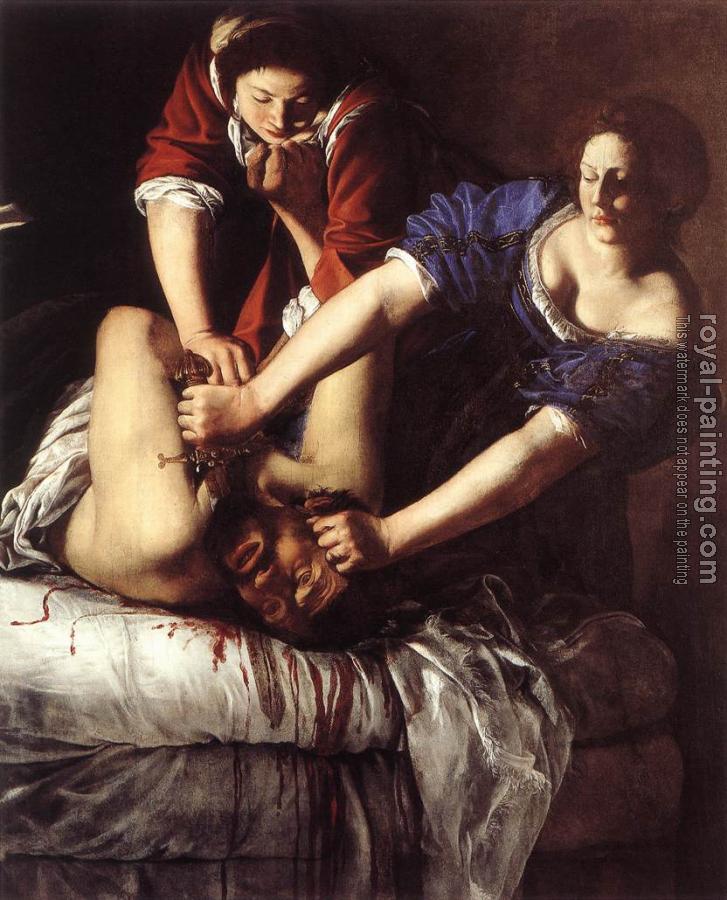 Artemisia Gentileschi : Judith Beheading Holofernes